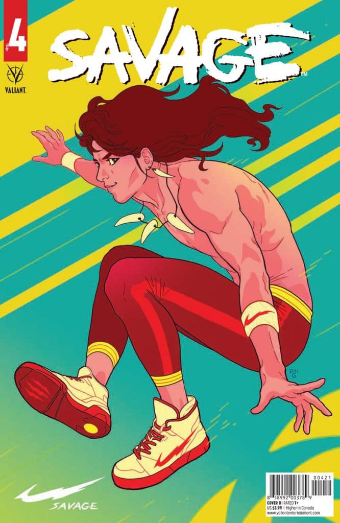 SAVAGE #4 cover B.