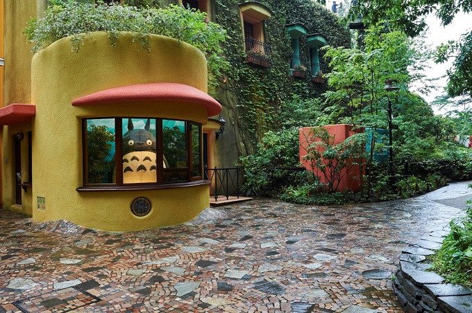Studio Ghibli Museum box office, with Totoro taking your tickets.