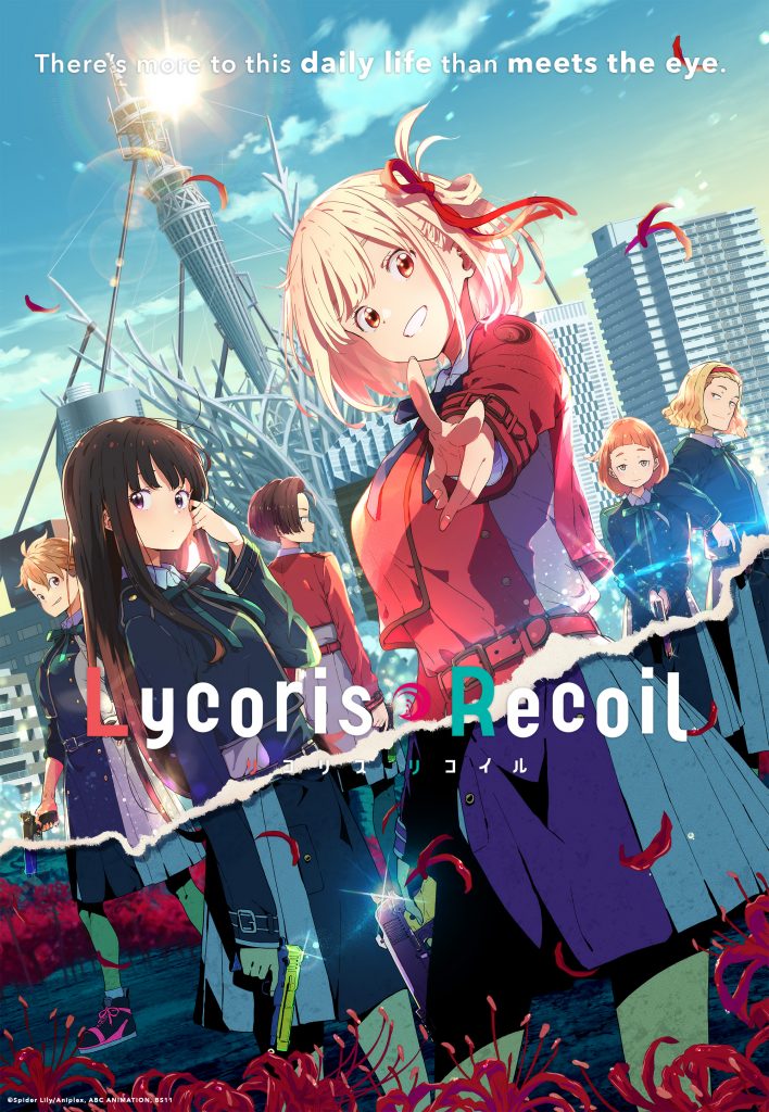 "Lycoris Recoil" key visual.