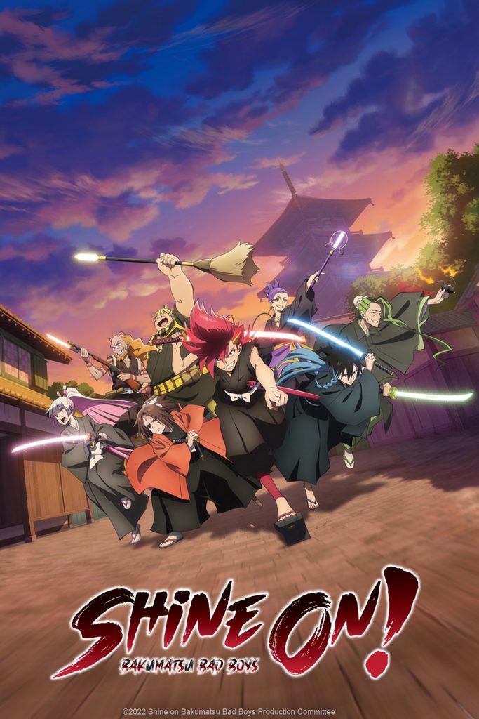 "Shine On! Bakumatsu Bad Boys!" key visual.