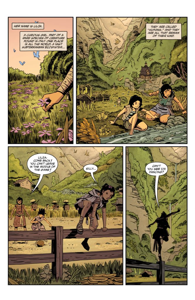 "Frankenstein: New World #1" preview page 1.