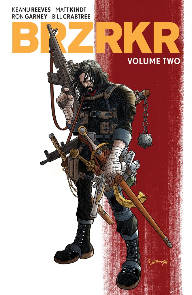 "BRZRKR Vol. 2" cover art by Rafael Grampá.