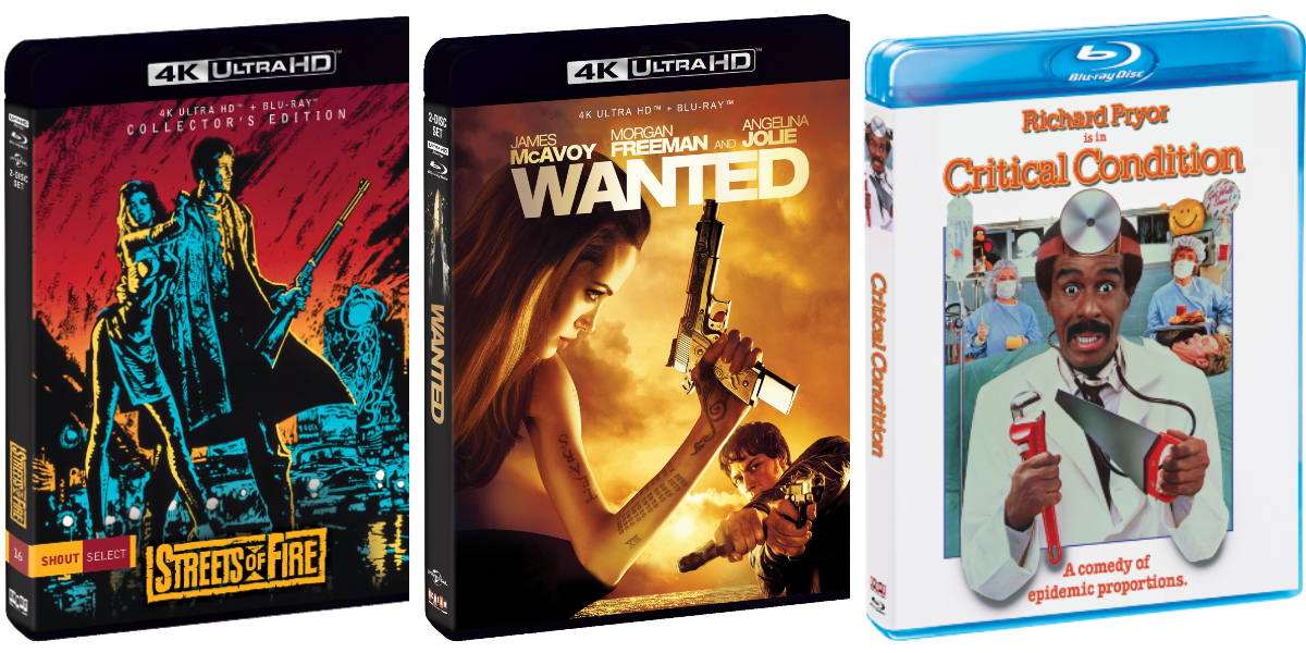 Shout Factory Drops New 4K Releases For Wanted, Streets Of Fire & More